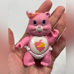 Vintage care bears twins gram’s baby pink diaper calinour bisounours 1996